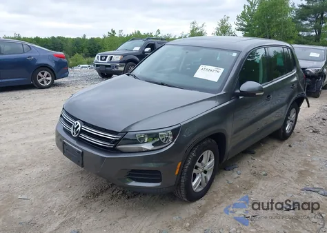 2013 Volkswagen Tiguan S из США, поврежденный, VIN WVGBV3AX9DW088326